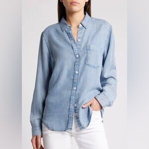 Rails Ingrid Chambray Long Sleeve Button Down Shirt